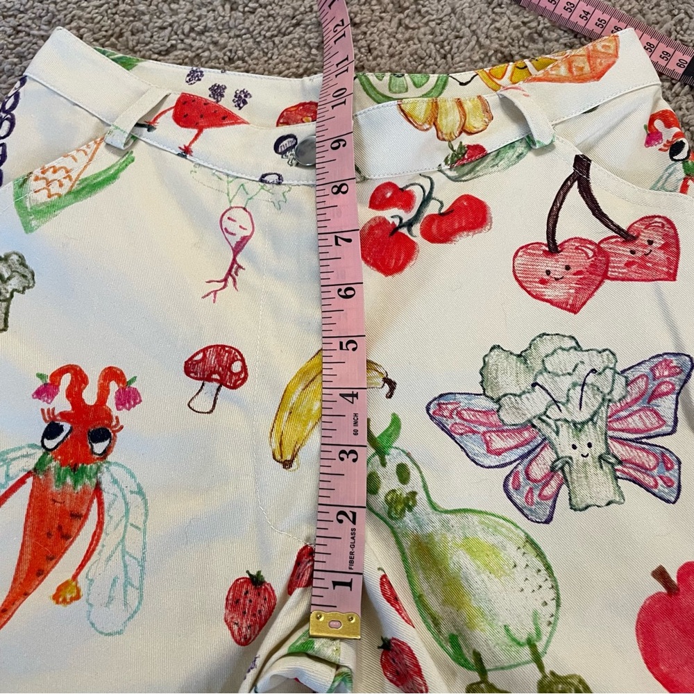 Collina Strada Chason Pant in Chef’s Kiss Vegetable Print Size XS NWT - Picture 13 of 15